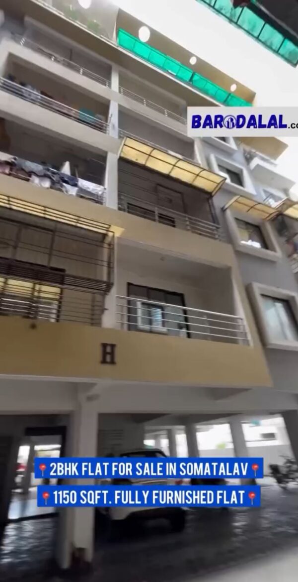 2Bhk flat for sale in vadodara somatalav char rasta