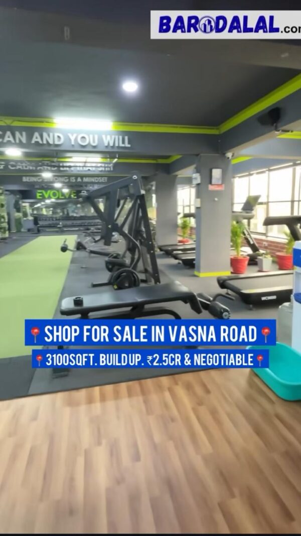Shop for sale in vadodara vasna roadnear nand hospital