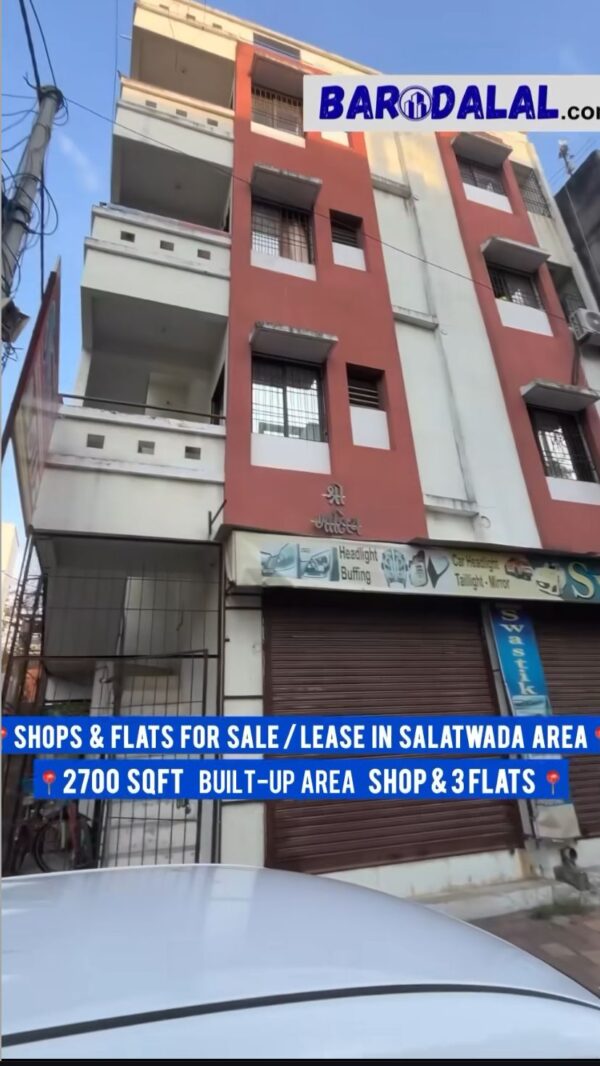 Shops and flats for sale or rent in vadodara salatwada area near ganpati mandir
