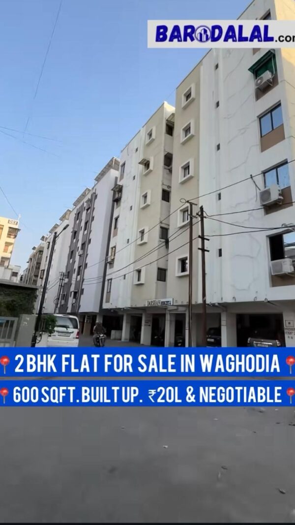 2Bhk flat for sale in vadodara waghodia opposite tirthak bunglows