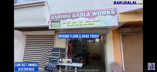 Shop for sale in vadodara mhujamudha  deep jyot flat
