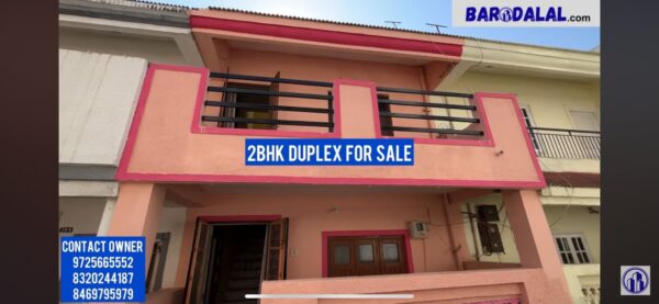 2Bhk duplex for sale in vadodara tarsali vijay nagar