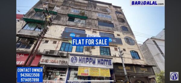 flat for sale in vadodara , raopura shalimar chambers