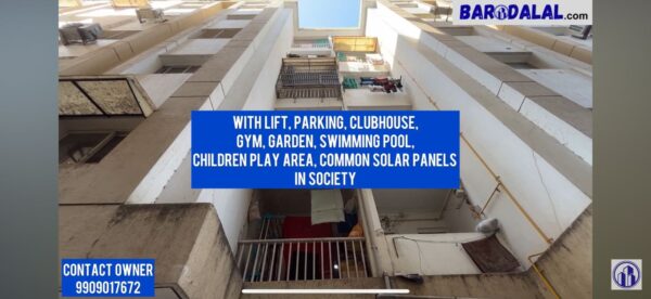2bhk flat for sale in Vadodara, gotri park plaza