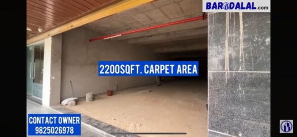 Showroom for sale or lease in vadodara genda circle 73 east avenue