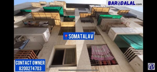 Full furnushed 2Bhk flat for sale in vadodara somatalav tirth solce