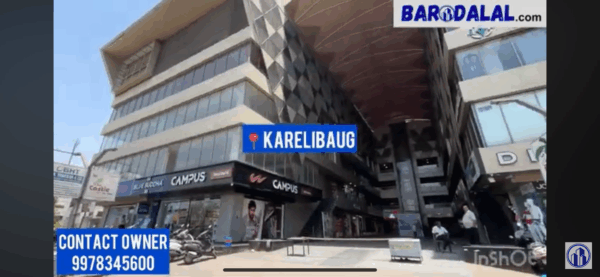 Shop for sale in vadodara karelibaug shukan ananta complex