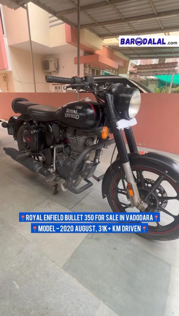Royal enfield bullet 350 for sale in vadodara