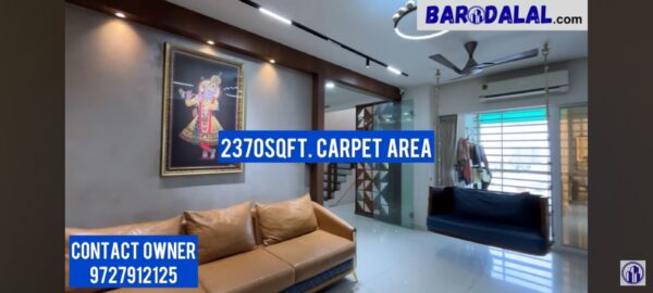 4bhk penthouse for sale in vadodara waghodia road sharnam