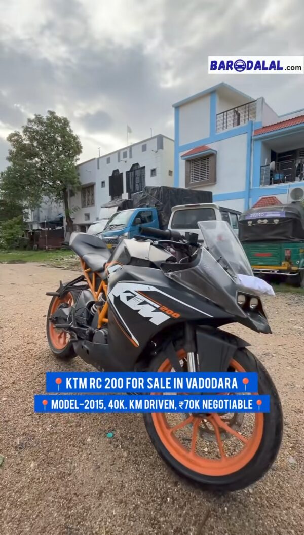 Ktm rc 200 for sale in vadodara
