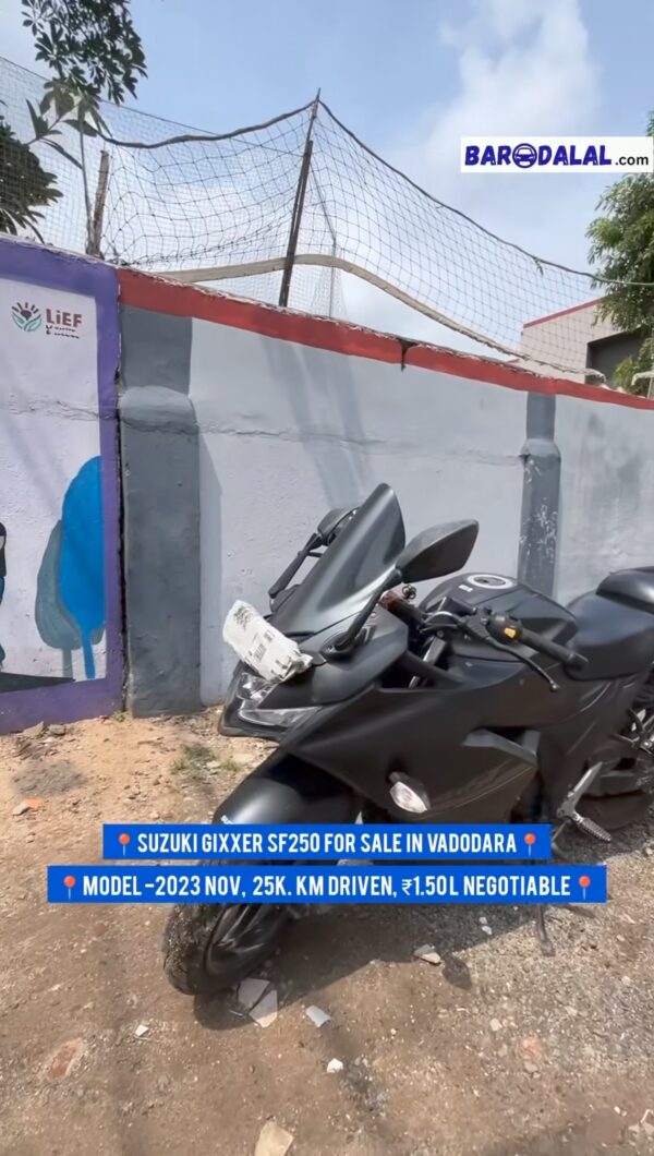 Suzuki gixxer sf 250 for sale in vadodara