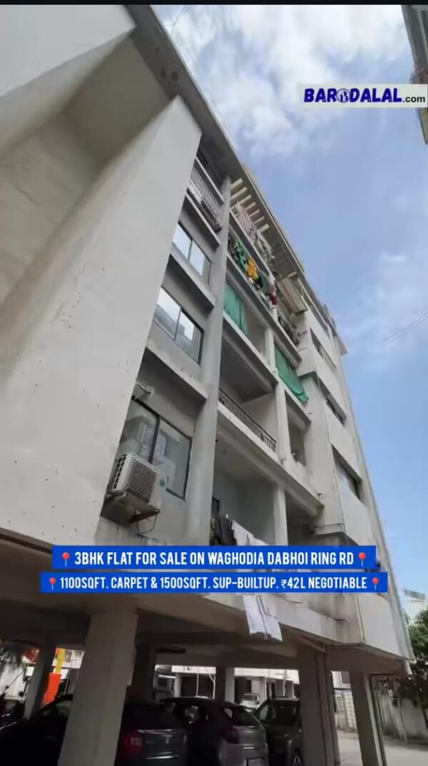 3bhk Flat For Sale In Vadodara Waghodia Dabhoi Ring Road Sukhdam Residency
