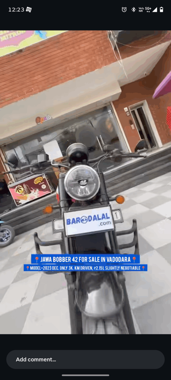 Jawa Bobber 42 For Sale In Vadodara