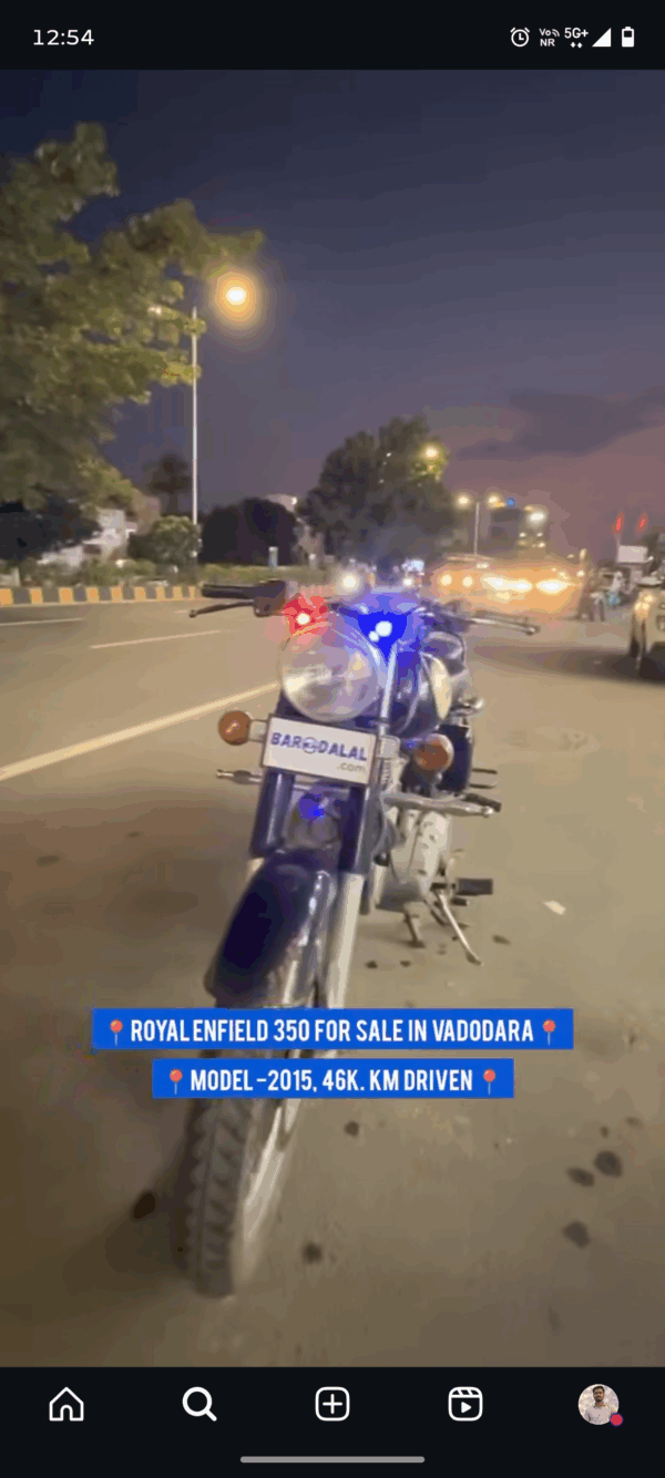 Royal Enfield Bullet 350 Sale In Vadodara