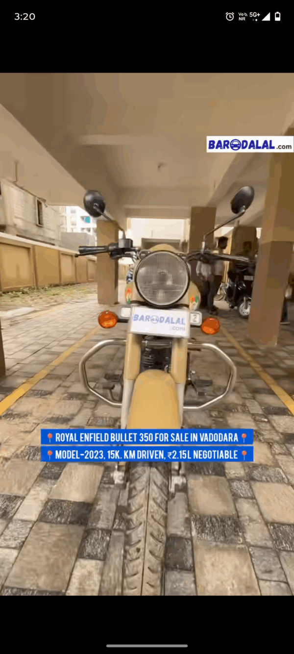 Royal Enfield Bullet 350 For Sale In Vadodara
