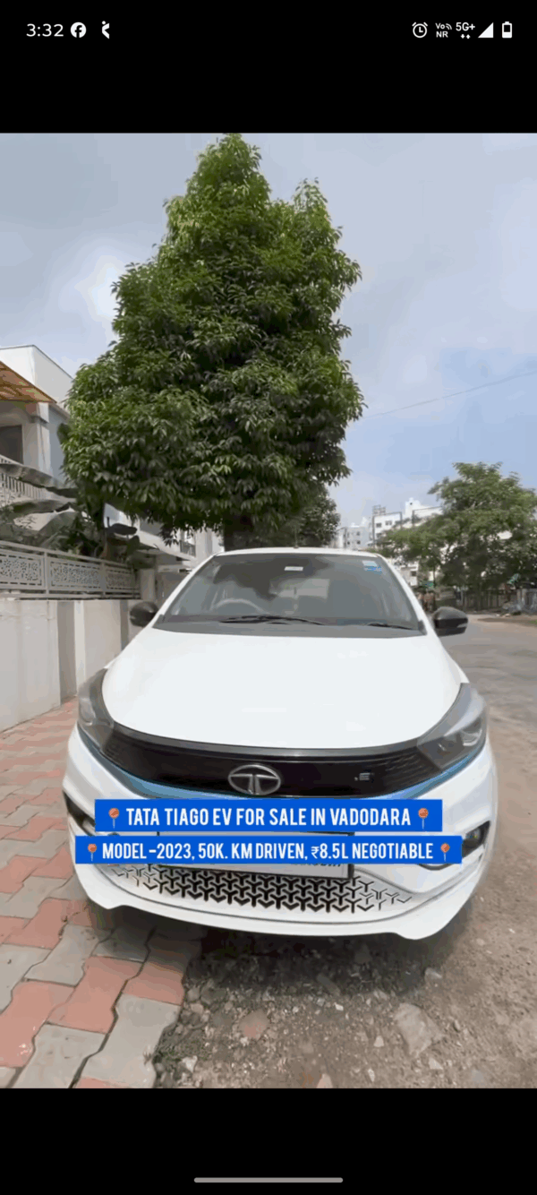 Tata Tiago EV For Sale In Vadodara