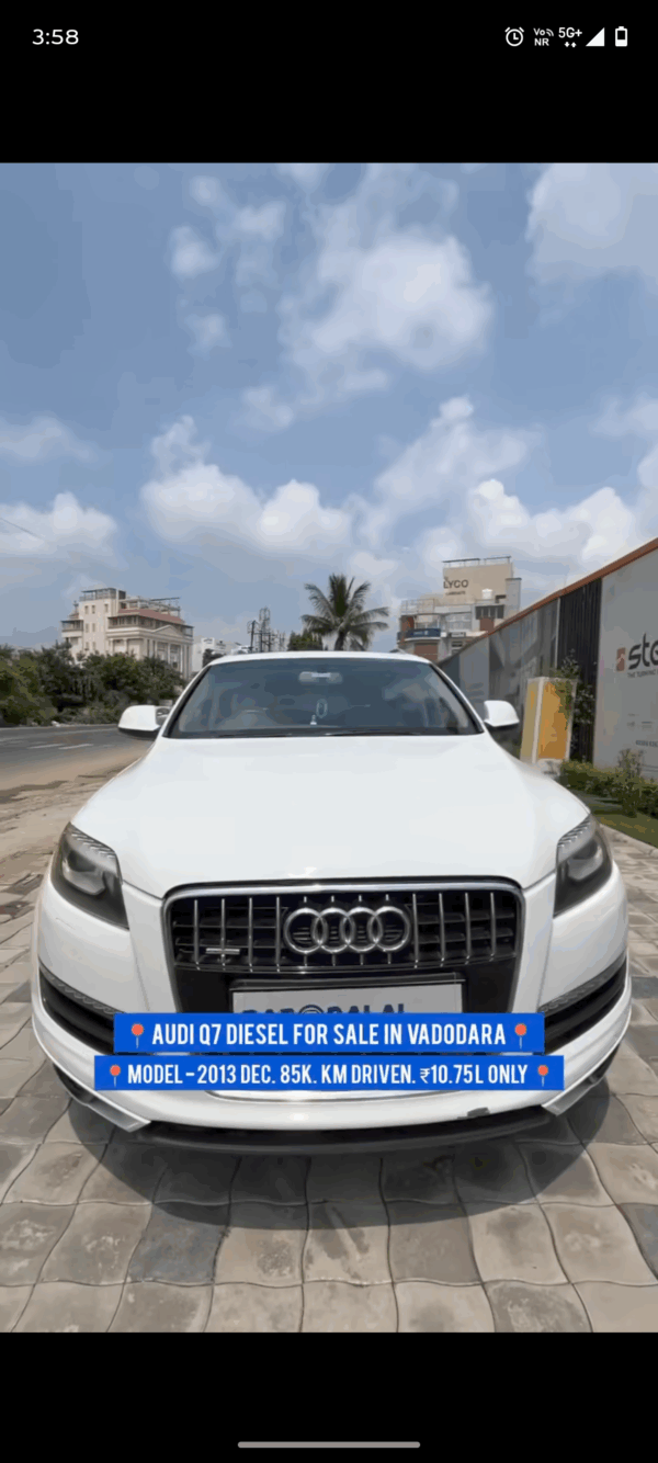 Audi Q7 Diesel For Sale In Vadodara