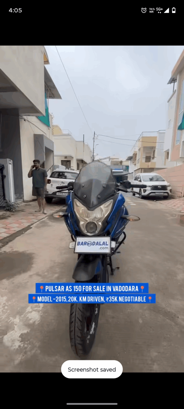 Pulsar AS 150 For Sale In Vadodara