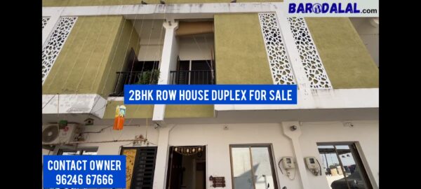 2bhk row house for sale in vadodara tarsali dhaniyavi main road pearl residency