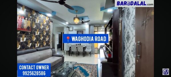Full furnished 3bhk flat for sale in vadodara waghodia road Ekdant skyline