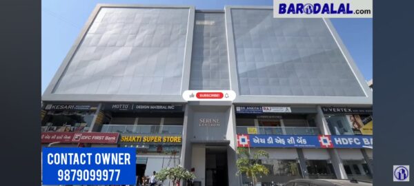 Commercial office space for sale in vadodara gotri, Serene Centrum
