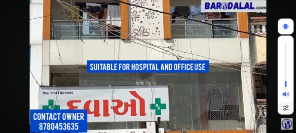 Shop for rent in vadodara ajwa road near hanumanji temple