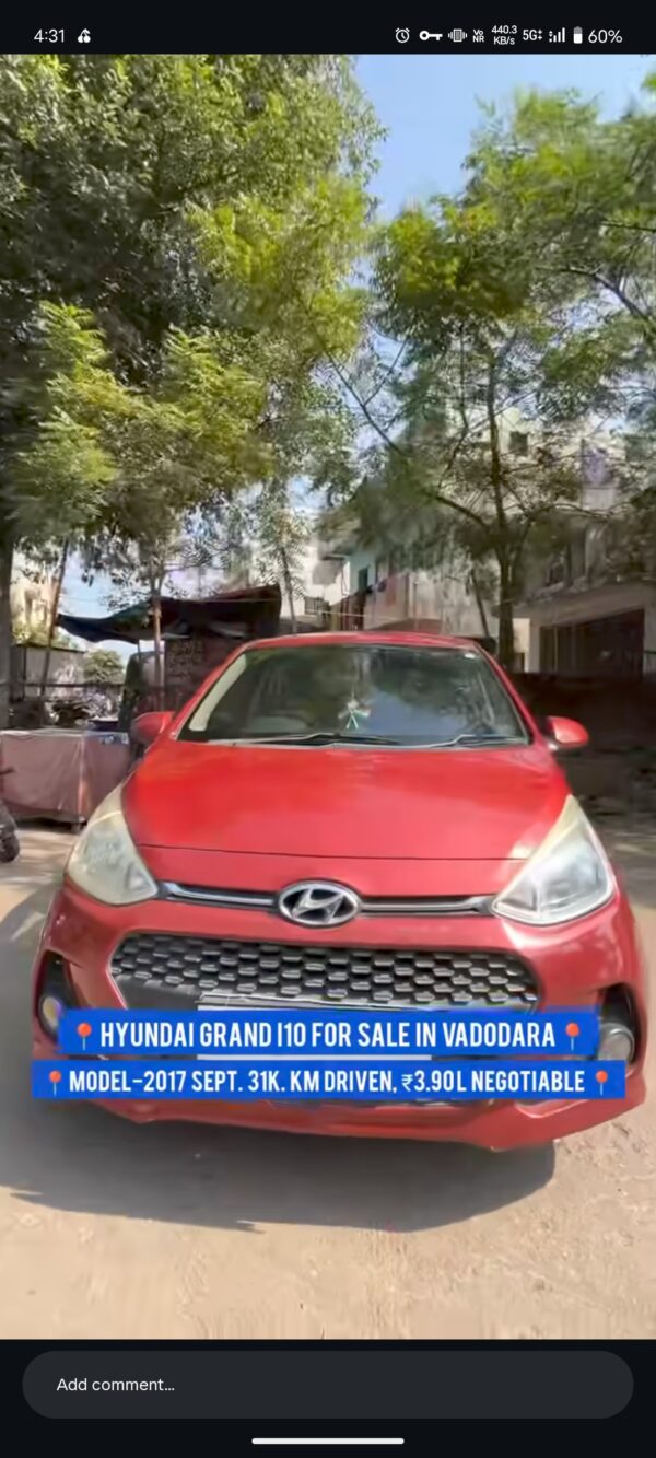 Hyundai grand i10 petrol for sale in vadodara