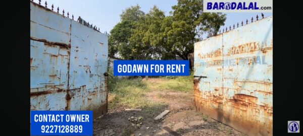 Godawn for rent in vadodara dabhoi road ashok estate