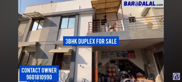 3bhk duplex for sale in vadodara ratanpur akshar city