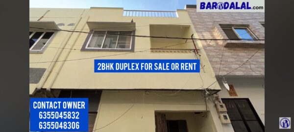 Semi furnished 2bhk duplex for sale in vadodara ajwa road bhuvneshvari society