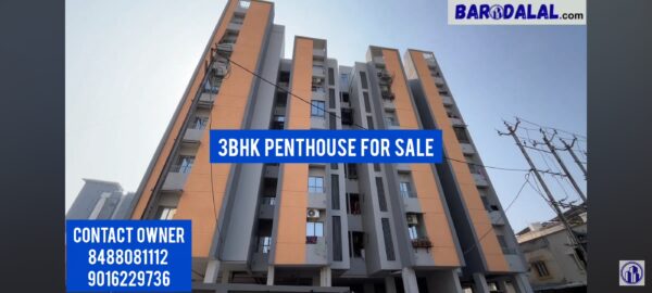 3bhk penthouse for sale in vadodara waghodia road dharamshikhar residency