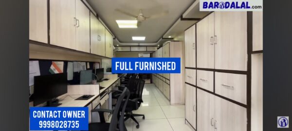 Full furnished office for rent in vadodara mujmahuda circle balaji arcade