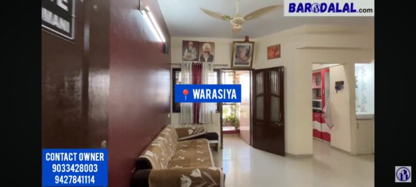 Full furnished 3bhk flat for sale in vadodara warasiya vinayak residency