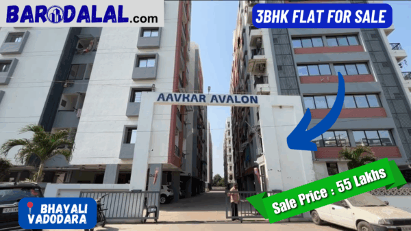 3 bhk flat for sale in vadodara, Bhayli avkar Avalon