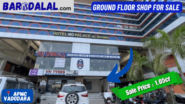 Ground Floor Shop For Sale In Vadodara Opp Apmc Market Shree Siddheshwar Hill