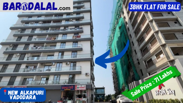 Full furnished 3bhk Falt for sale in vadodara, New Alkapuri