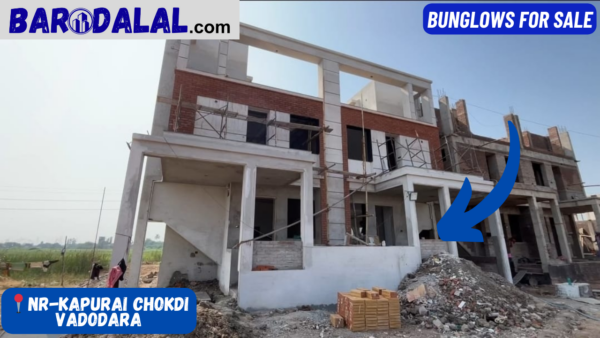 3.5bhk and 4.5bhk bungalow for sale in vadodara nearby kapurai chokdi