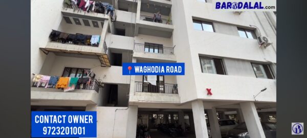 Full furnished 3bhk flat for sale in vadodara waghodia road sukhdham residency