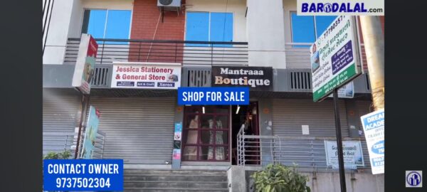 Ground floor shop for sale in vadodara harni samanvay samipya