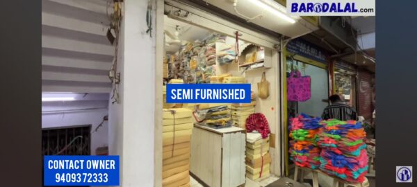 Ground floor shop for sale in vadodara mangal baazar munshi market