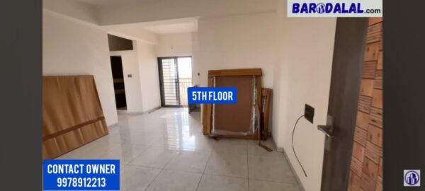 2bhk flat for sale in vadodara, waghodia road, vraj mangal tower