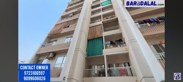 Semi furnished 2bhk flat for sale in vadodara tarsali samruddhi anandam