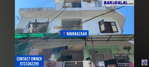 Semi furnished 1bhk apartment for sale in vadodara navabazar uma shankar apartment