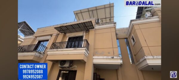 Semi furnished 2bhk duplex for sale in vadodara waghodia aashray vatika