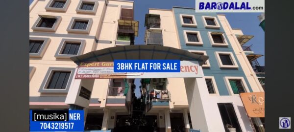 3bhk flat for sale in vadodara, maneja-makarpura road, royal residency