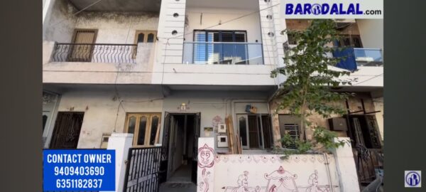 3bhk duplex for sale in vadodara, harni warasiya ring road, hare krishna duplex