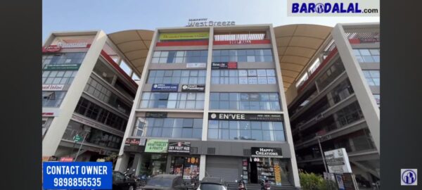 2 office for rent in vadodara, gotri, samanvay westbreeze