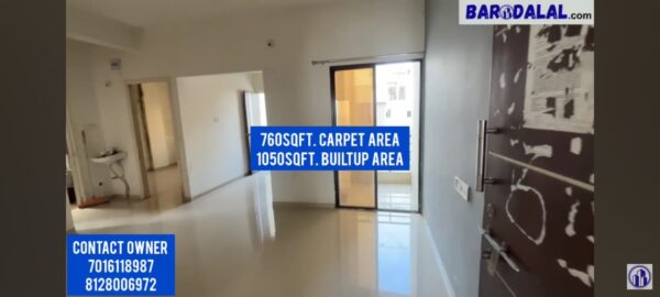 3bhk flat for sale in vadodara, dabhoi road, harmony elite
