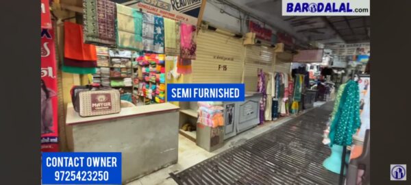 Shop for sale in vadodara, mangal baazar, shri ram complex