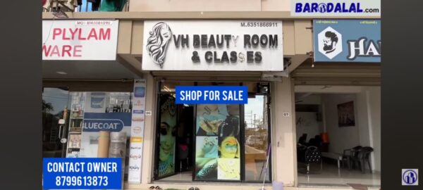 Ground floor shop for sale in vadodara, kalali, shyam icon